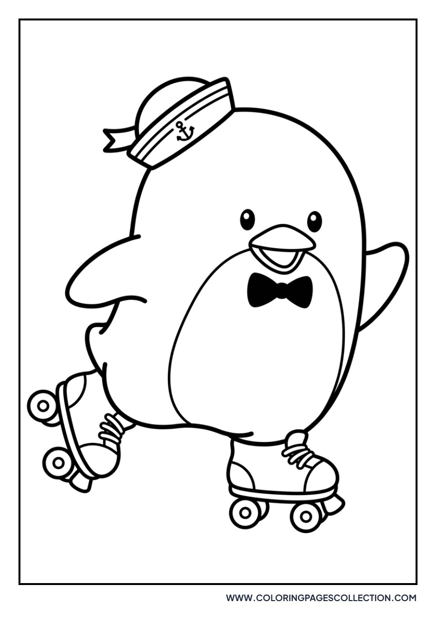 Tuxedo Sam Roller Skating