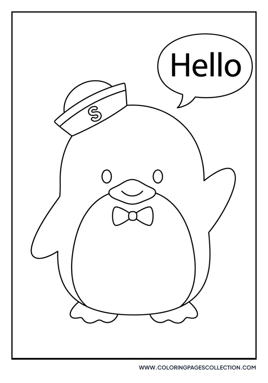 Tuxedo Sam Says Hello