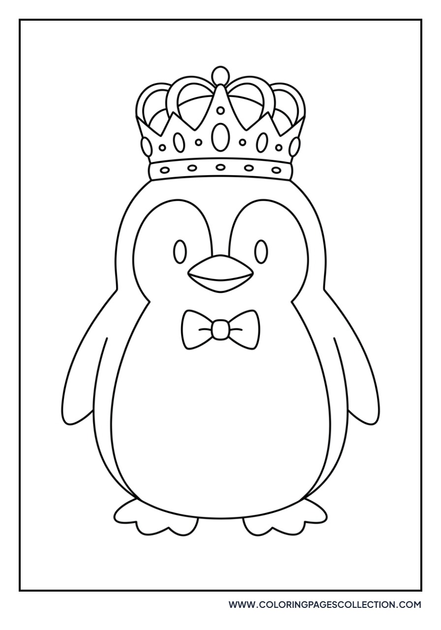 Tuxedo Sam Wearing a Crown