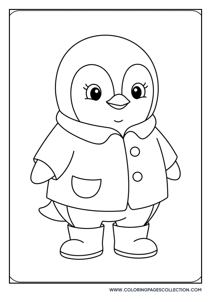 Tuxedo Sam Wearing a Raincoat