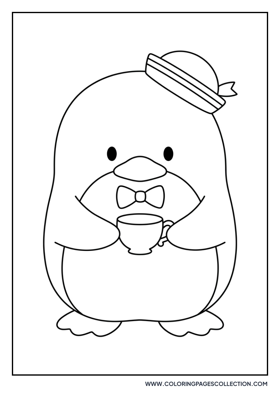 Tuxedo Sam with a Teacup