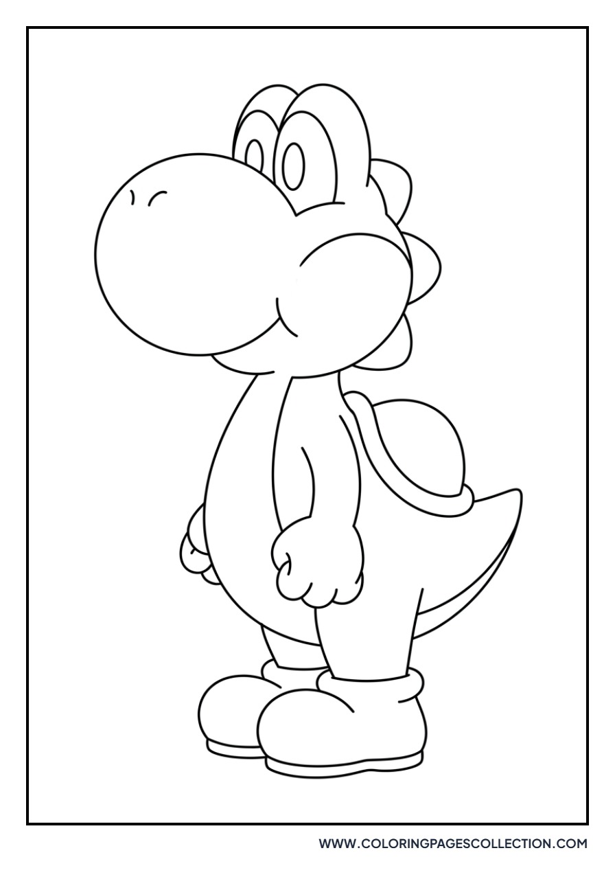 Classic Yoshi Standing Still