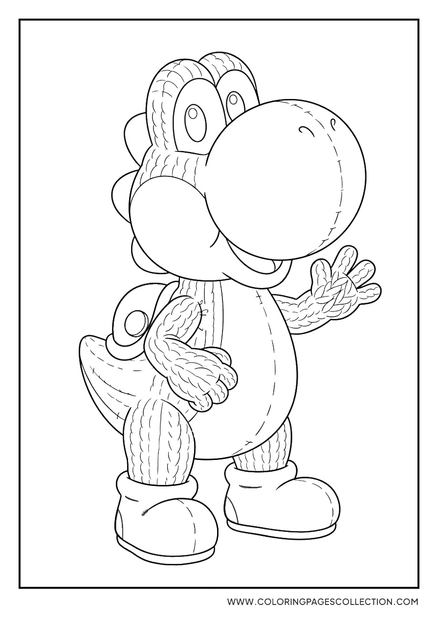 Yarn Yoshi Texture Style