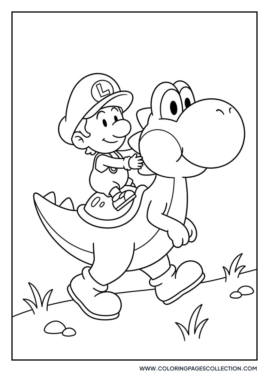 Yoshi and Baby Luigi Together