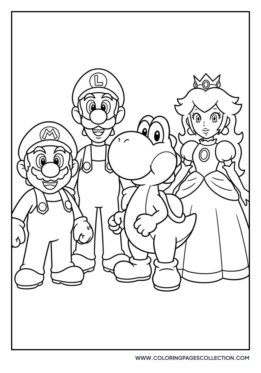 Yoshi and Friends Group Photo