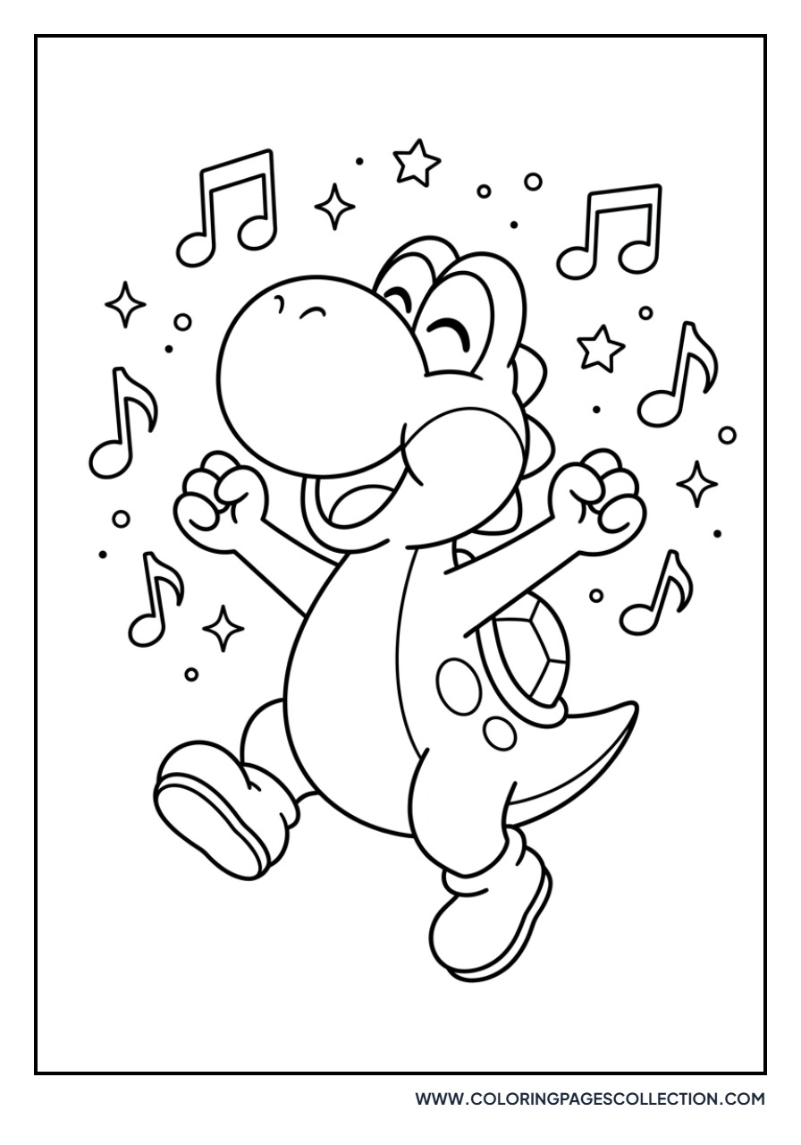 Yoshi Dancing with Joy