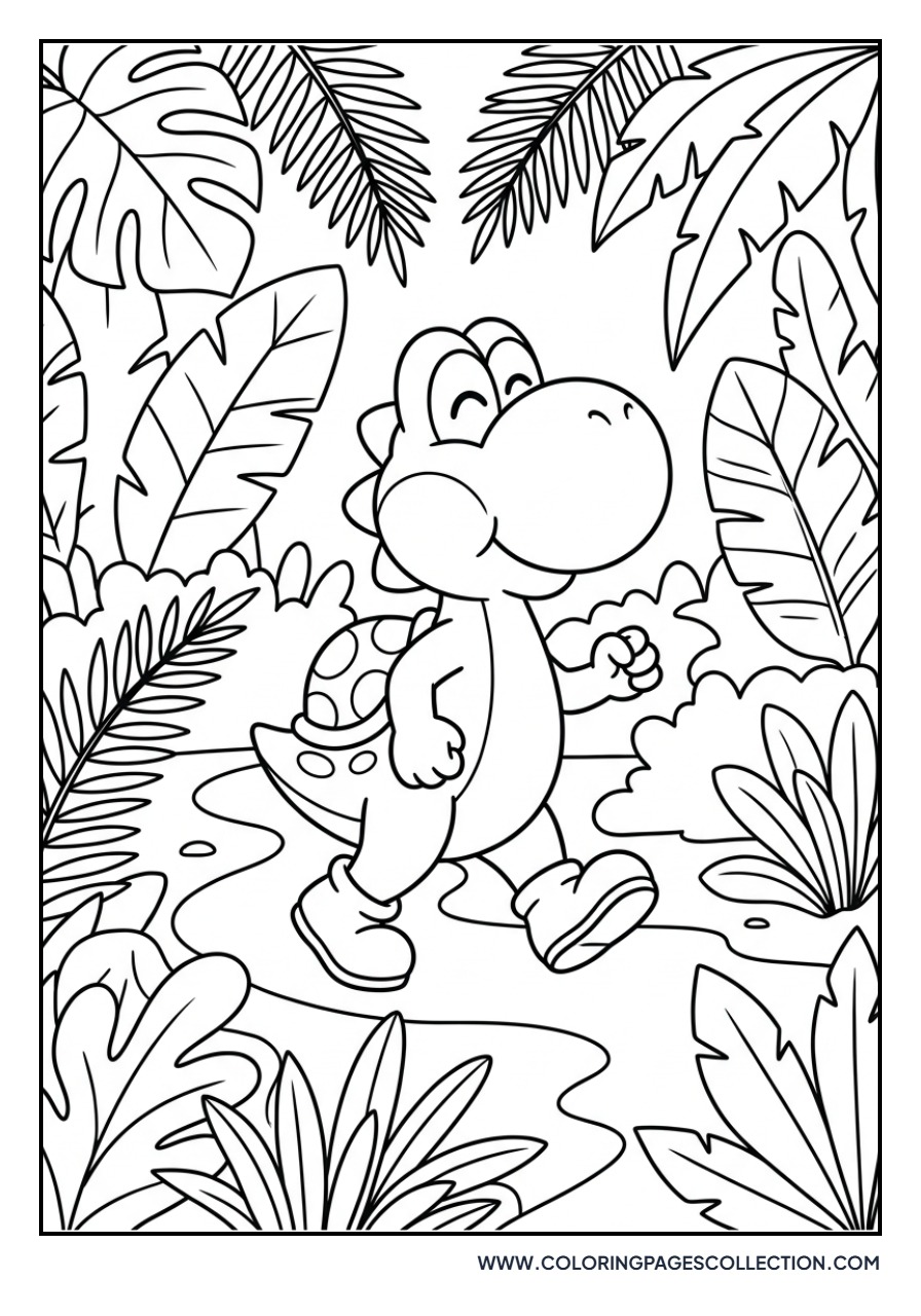 Yoshi in the Jungle
