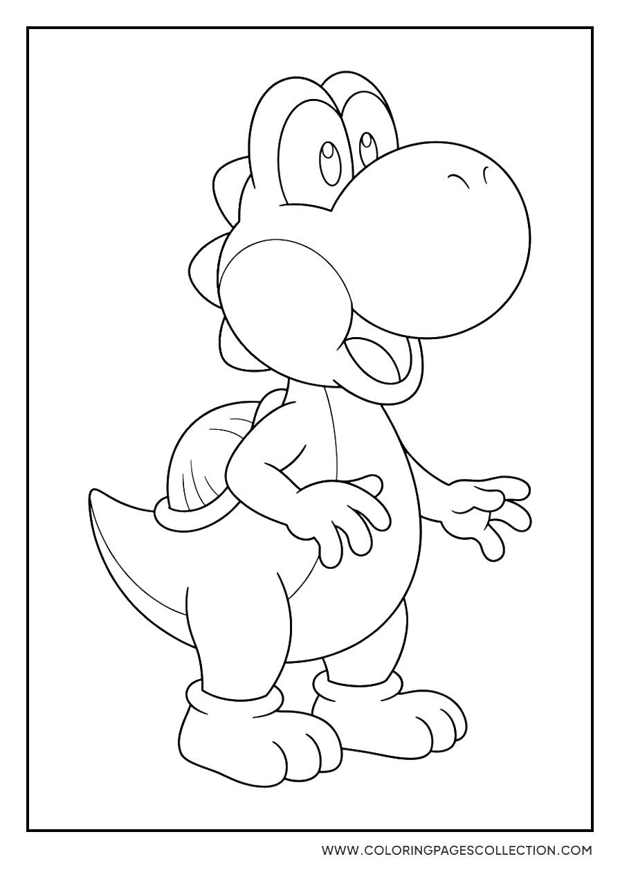 Yoshi Looking Very Surprised