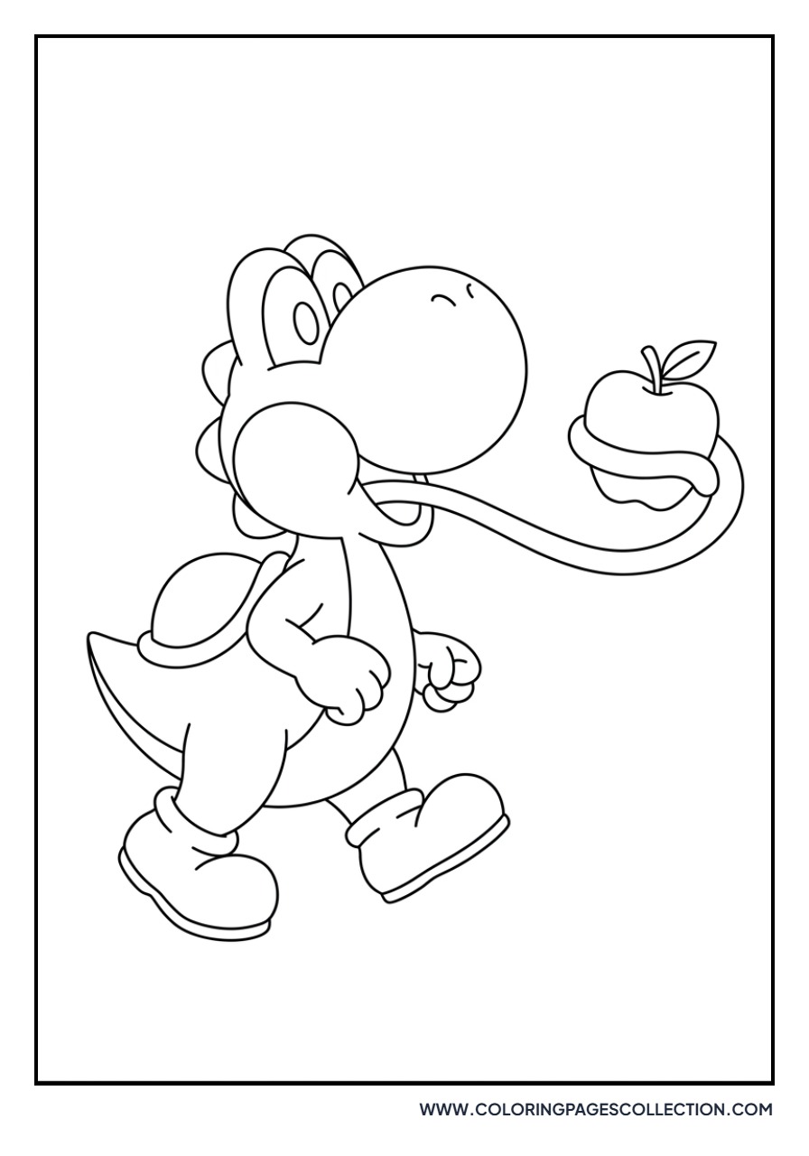 Yoshi Sticking Tongue Out