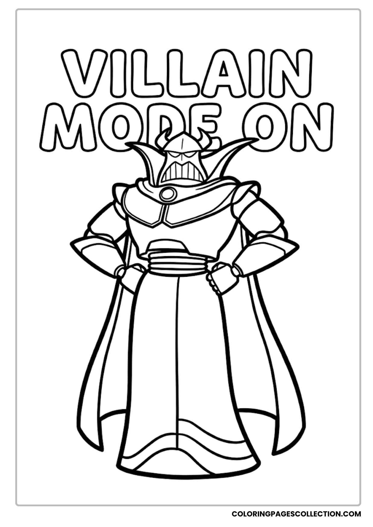 zurg coloring pages