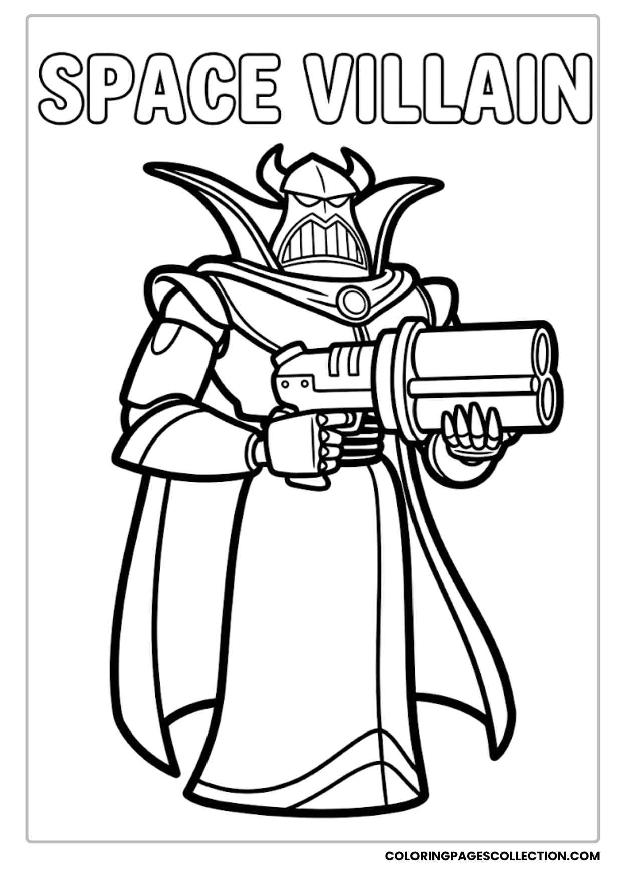 zurg coloring pages