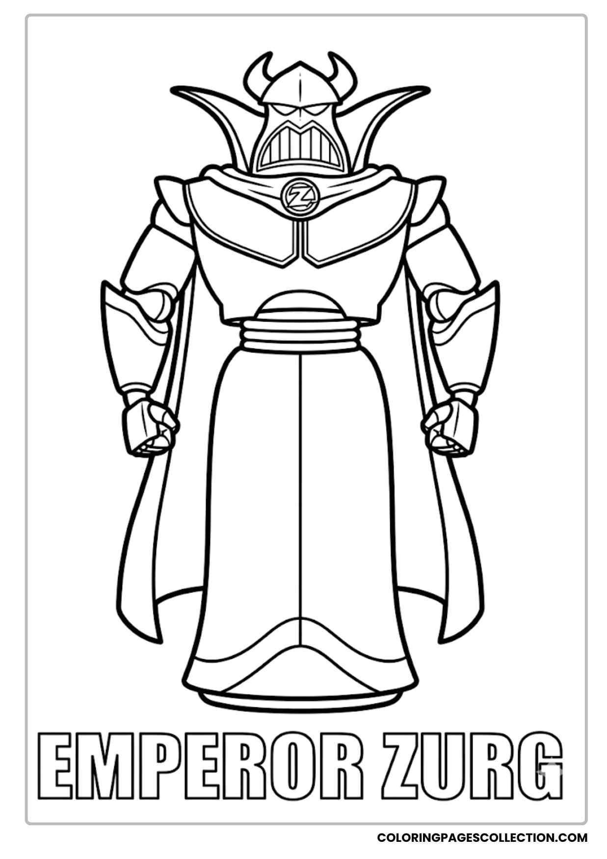 zurg coloring pages