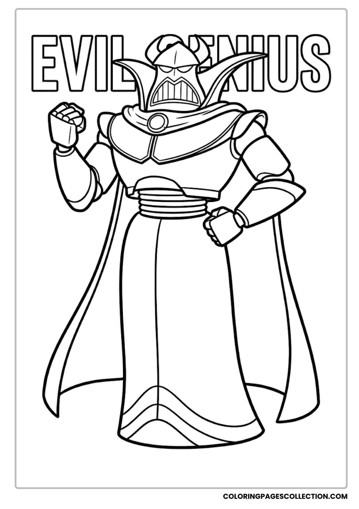 zurg coloring pages