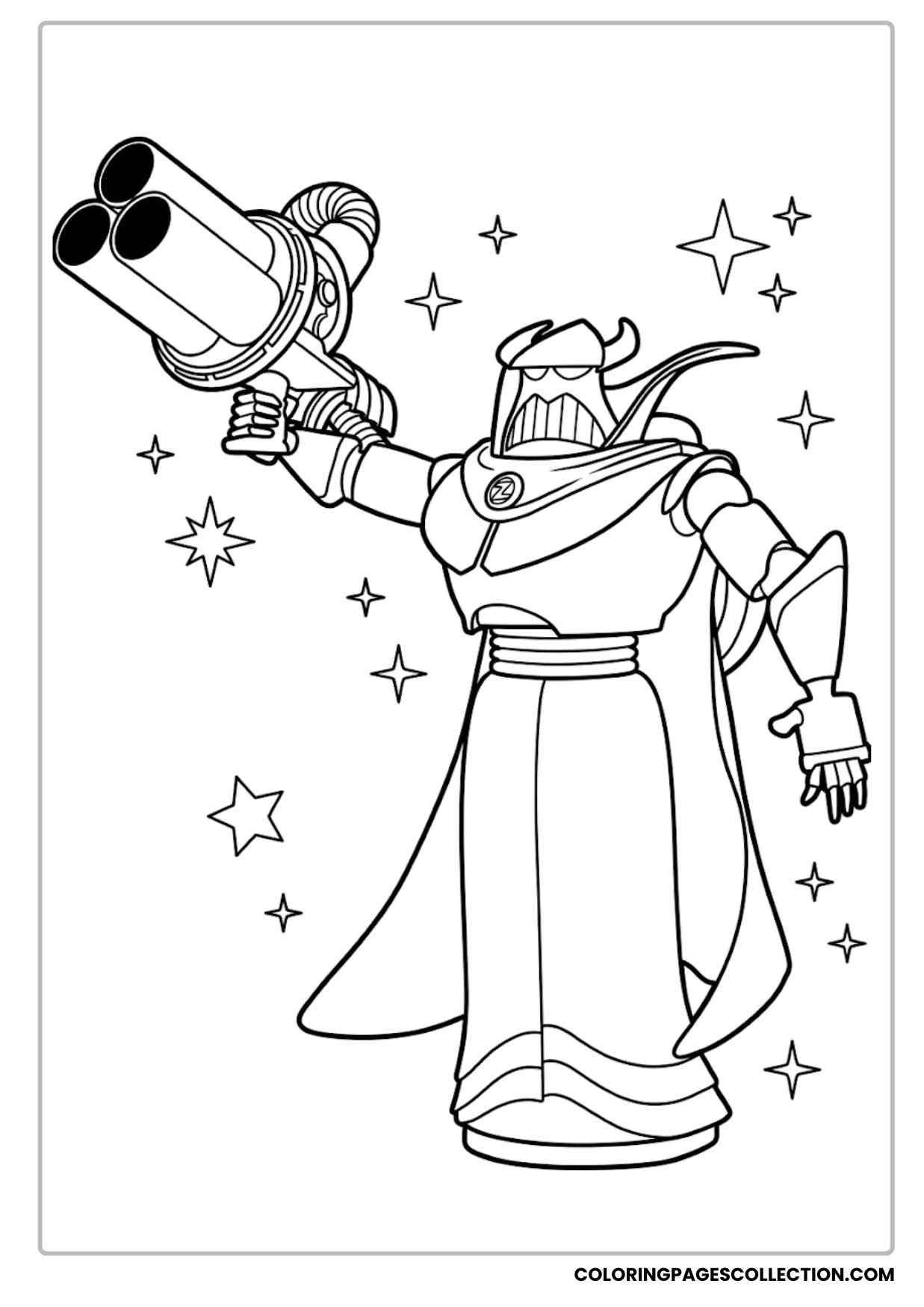 zurg coloring pages