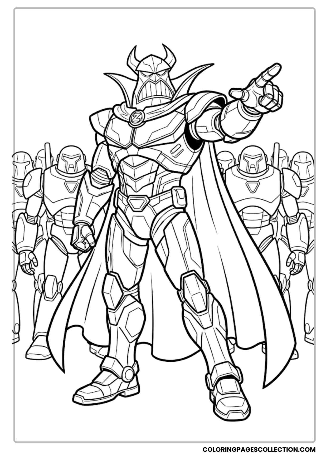zurg coloring pages
