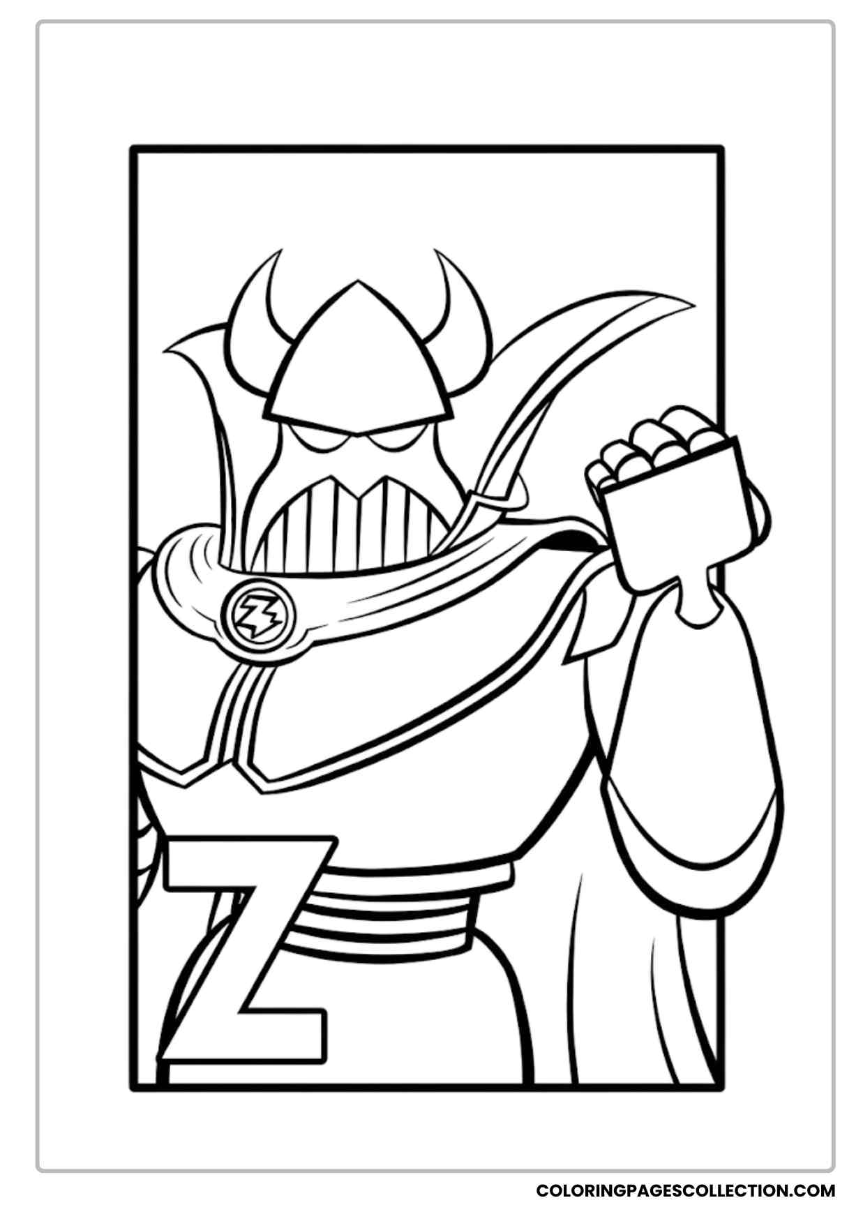 zurg coloring pages