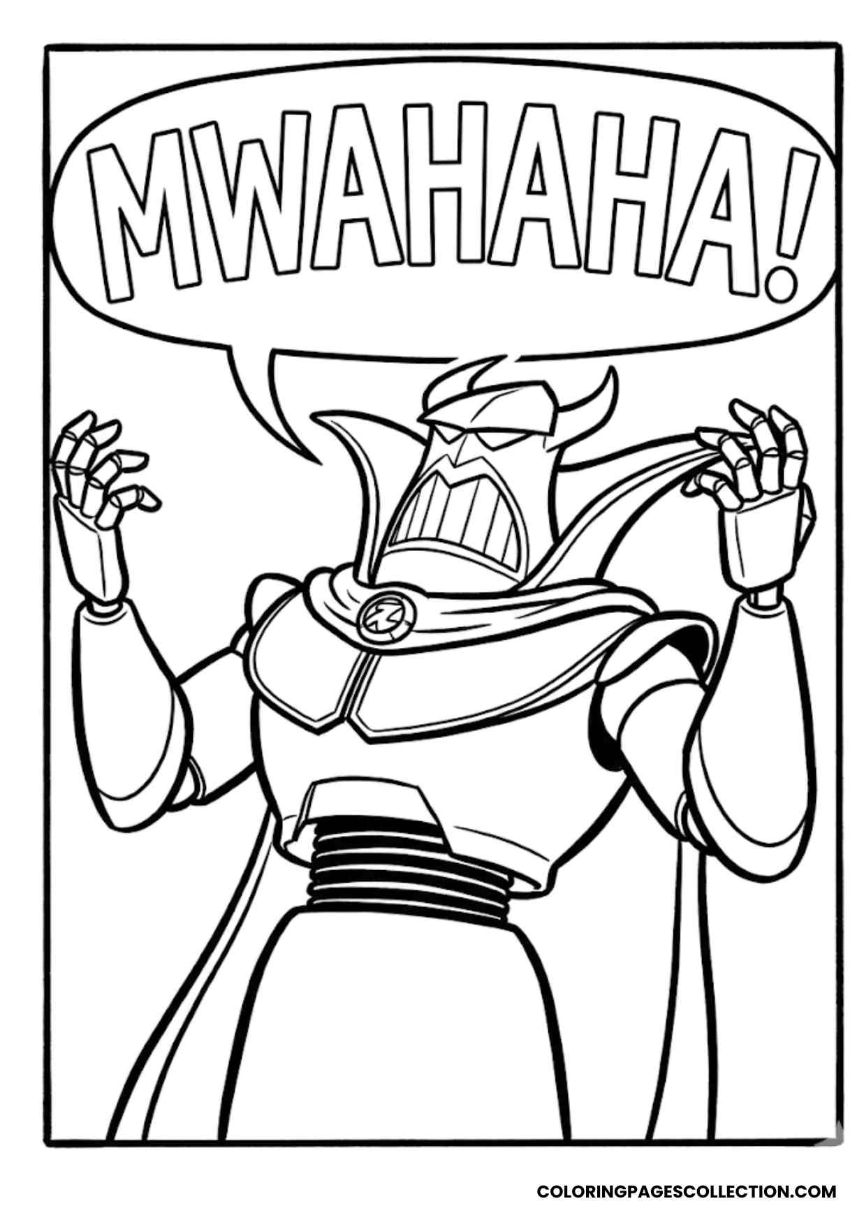 zurg coloring pages