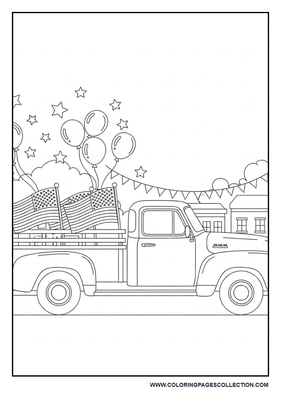 American Truck Parade Scene