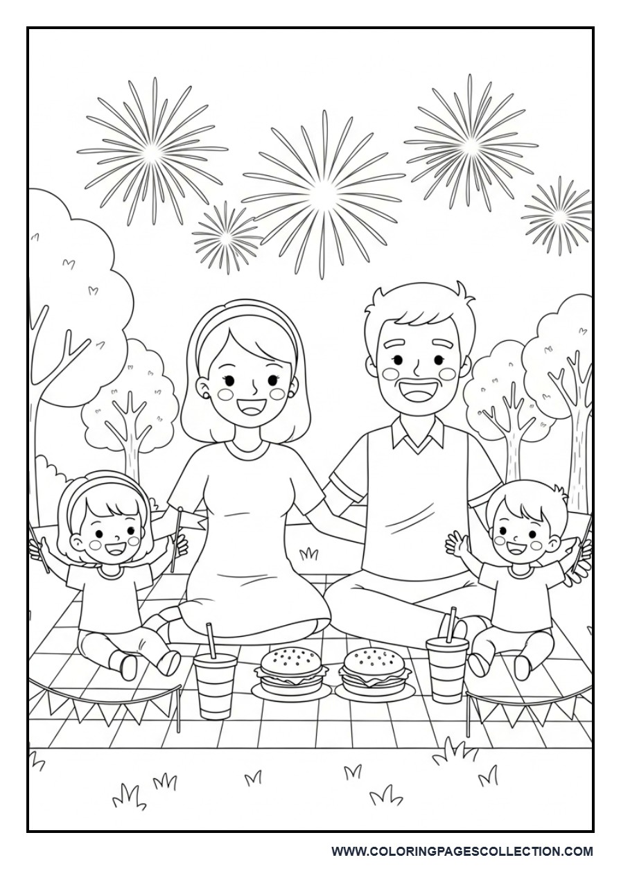 Family Fourth of July Picnic