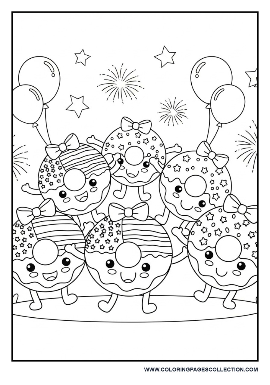 Fourth of July Donut Celebration