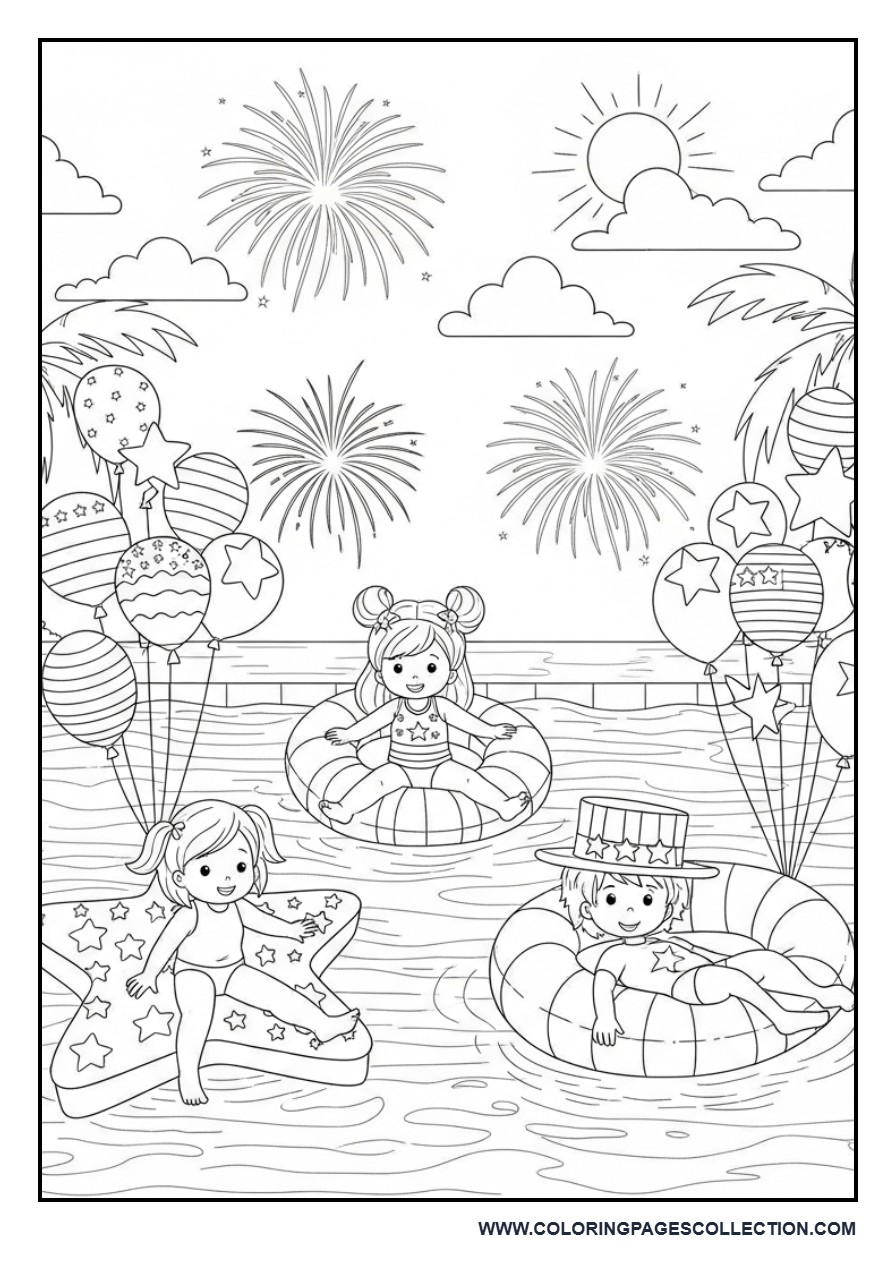 Fourth of July Pool Party