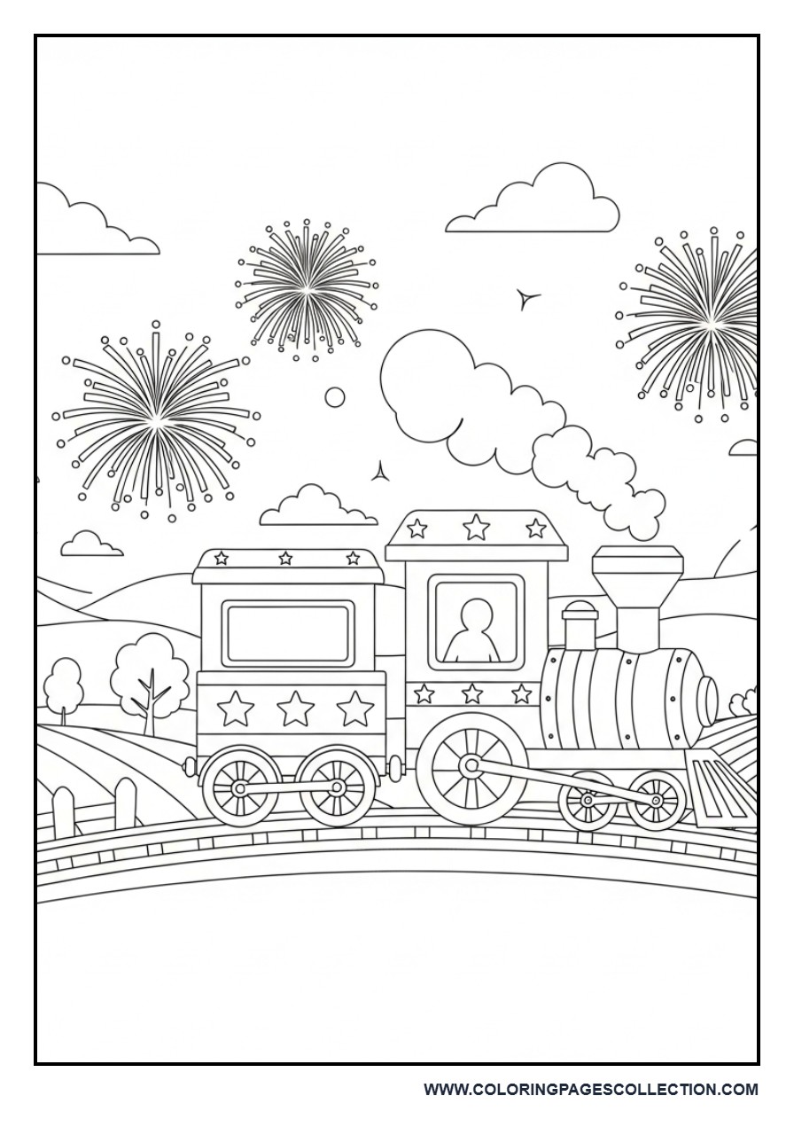 Fourth of July Train Ride