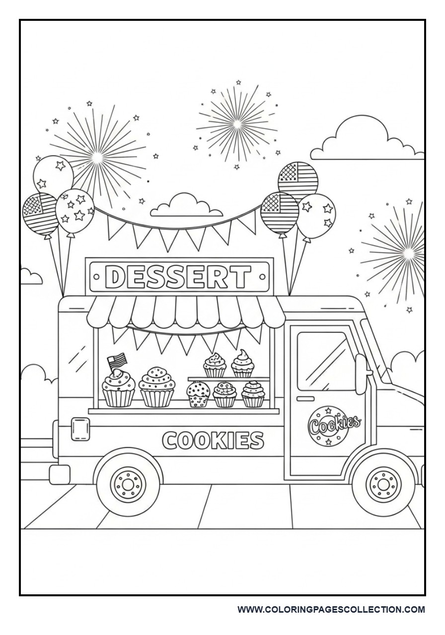 Independence Day Bakery Truck