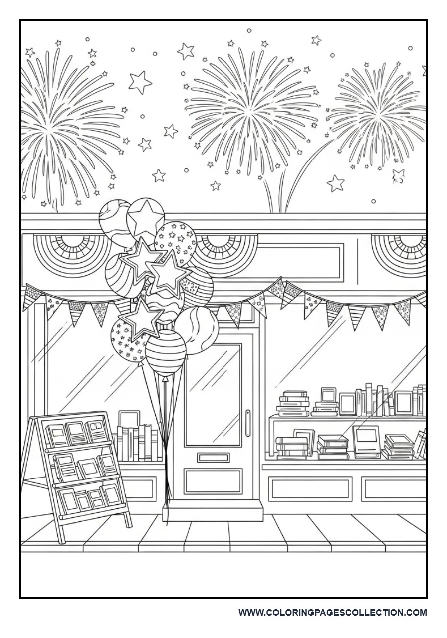 Independence Day Bookstore Scene