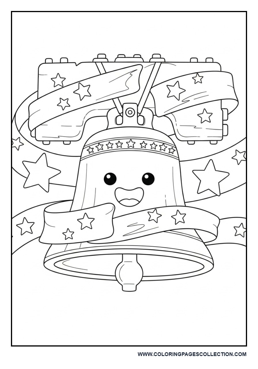 Liberty Bell Cartoon