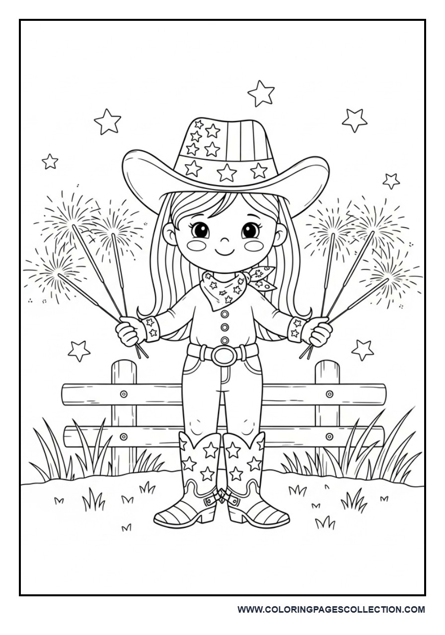 Patriotic Cowgirl Celebration