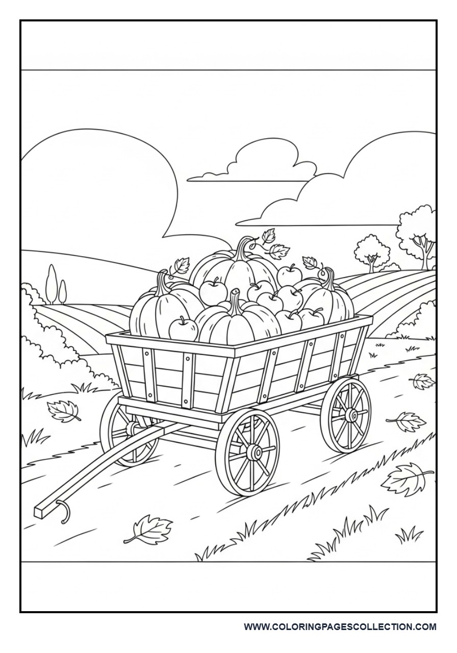 Autumn Harvest Wagon