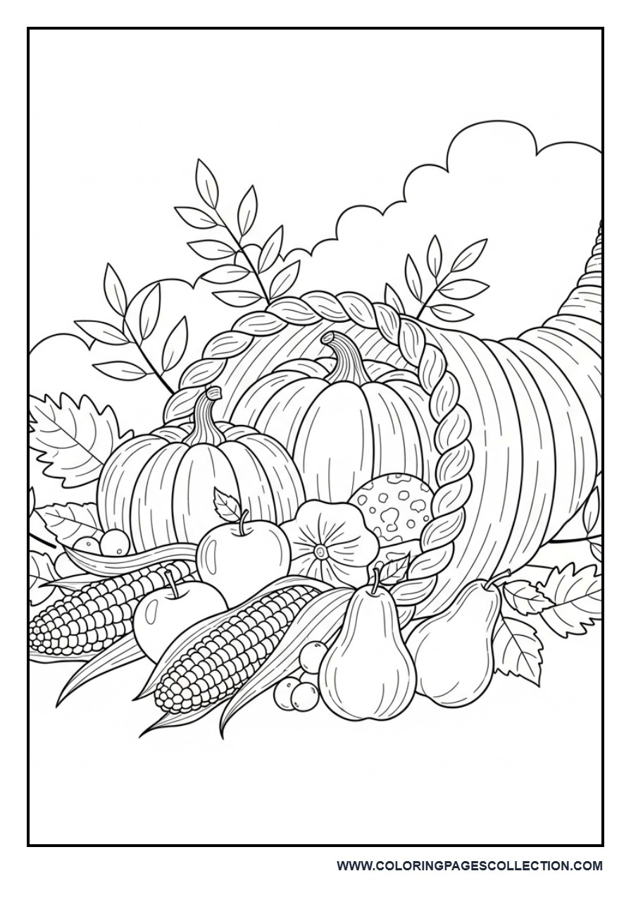 Cornucopia Harvest Basket