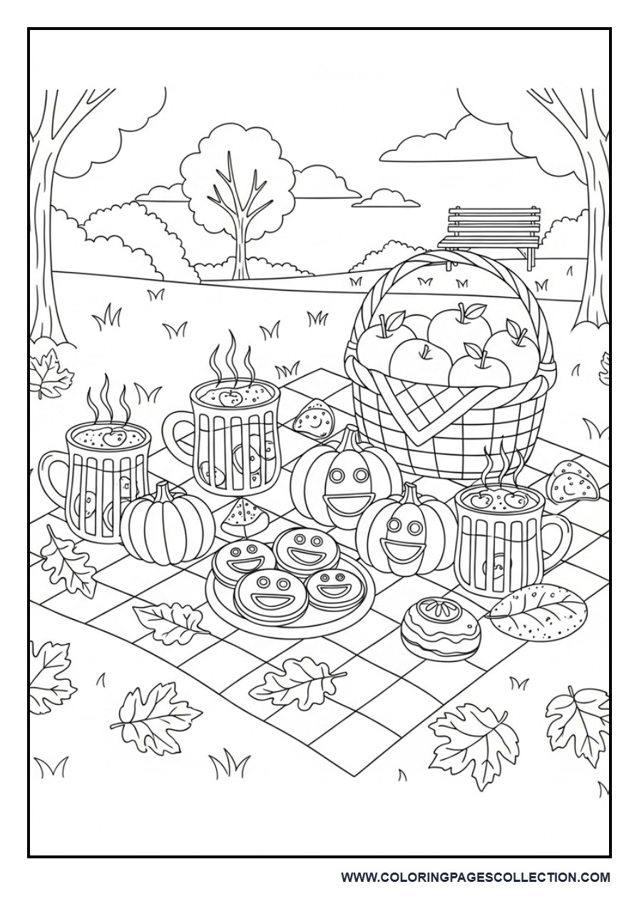 Hot Apple Cider Picnic