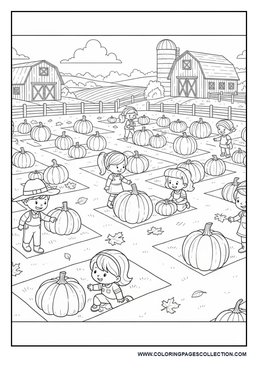 Pumpkin Patch Maze Adventure