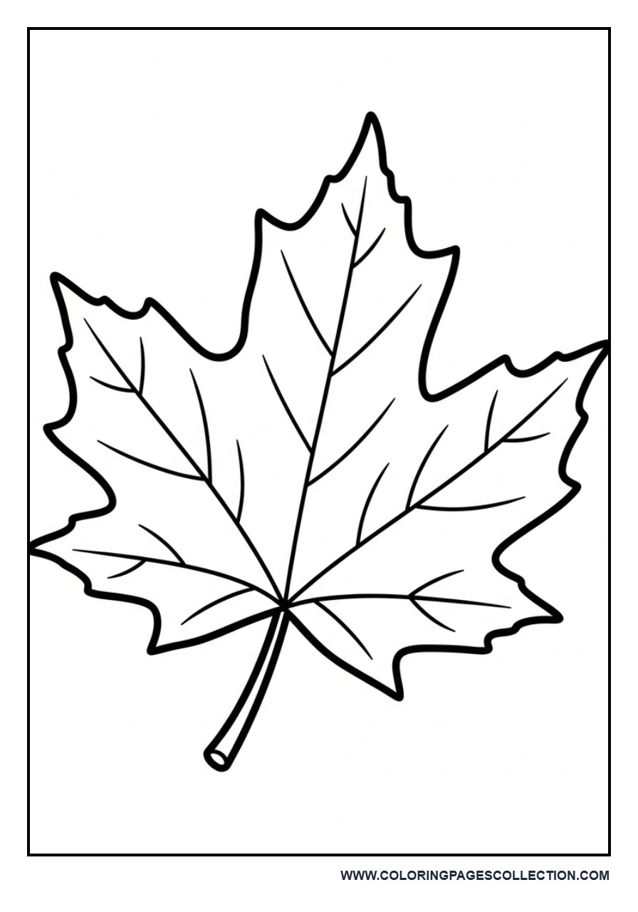 Simple Autumn Leaf