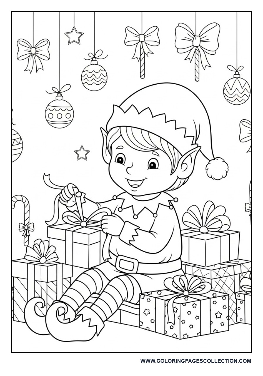 Christmas Elf Decorating Gifts