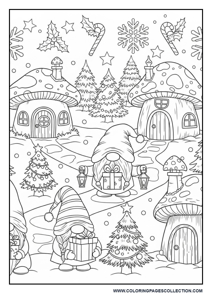 Christmas Gnome Village