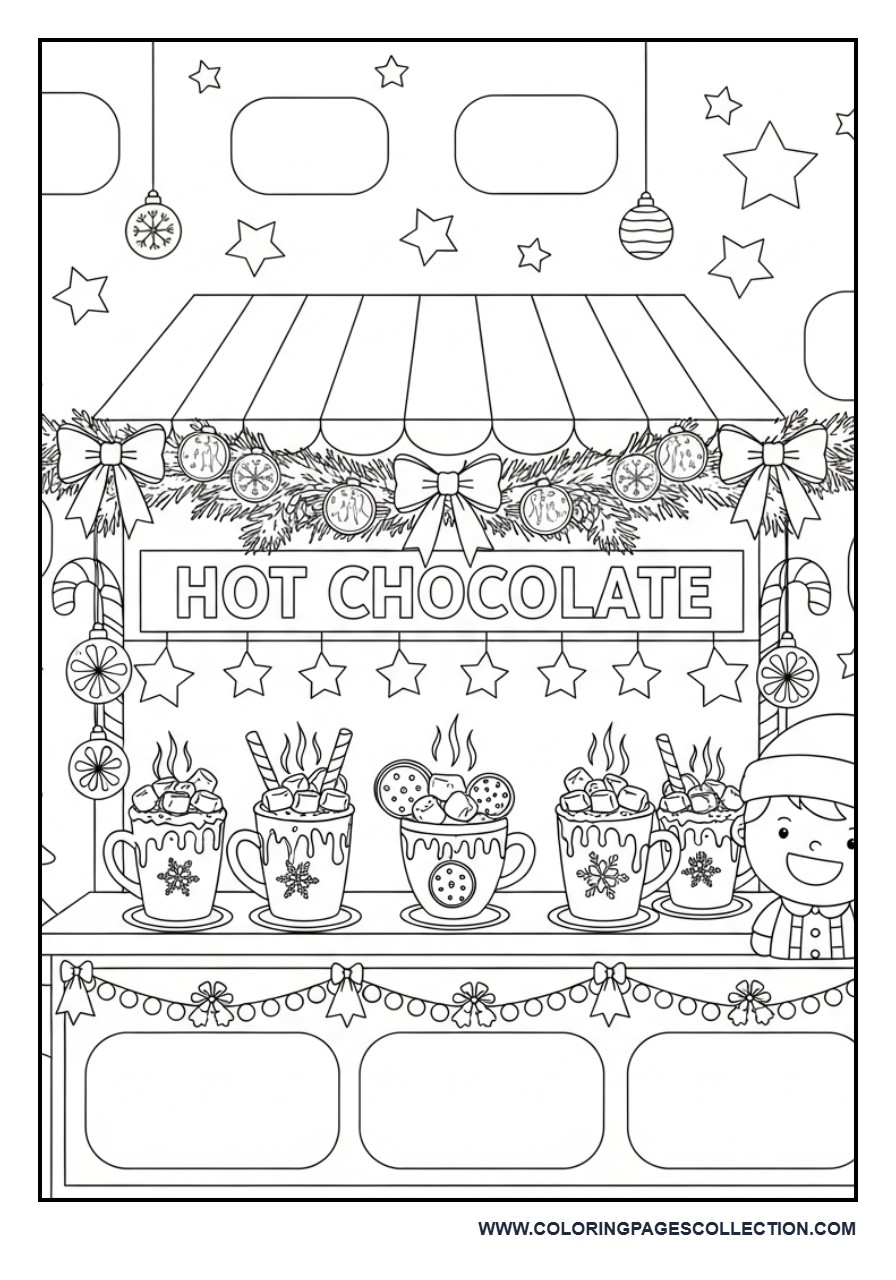 Christmas Hot Chocolate Stand