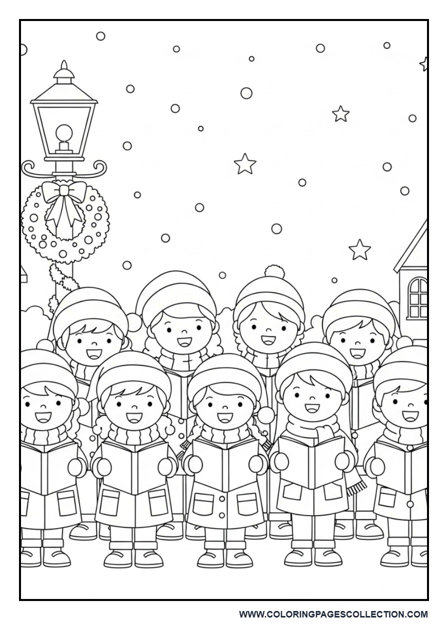 Kids Singing Christmas Carols