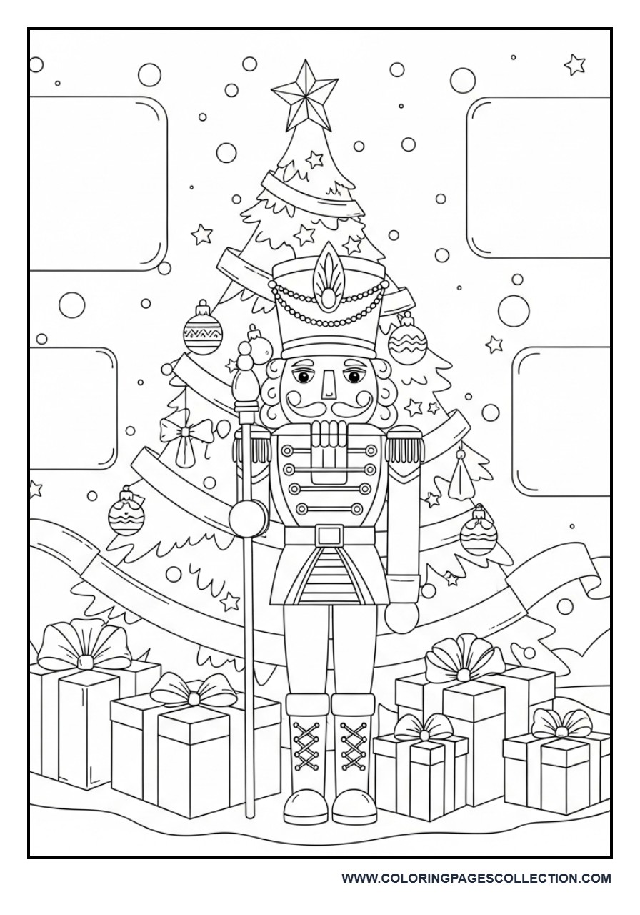 Nutcracker Soldier Standing Guard