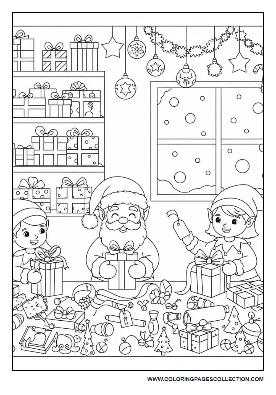 Santa's Gift Wrapping Room
