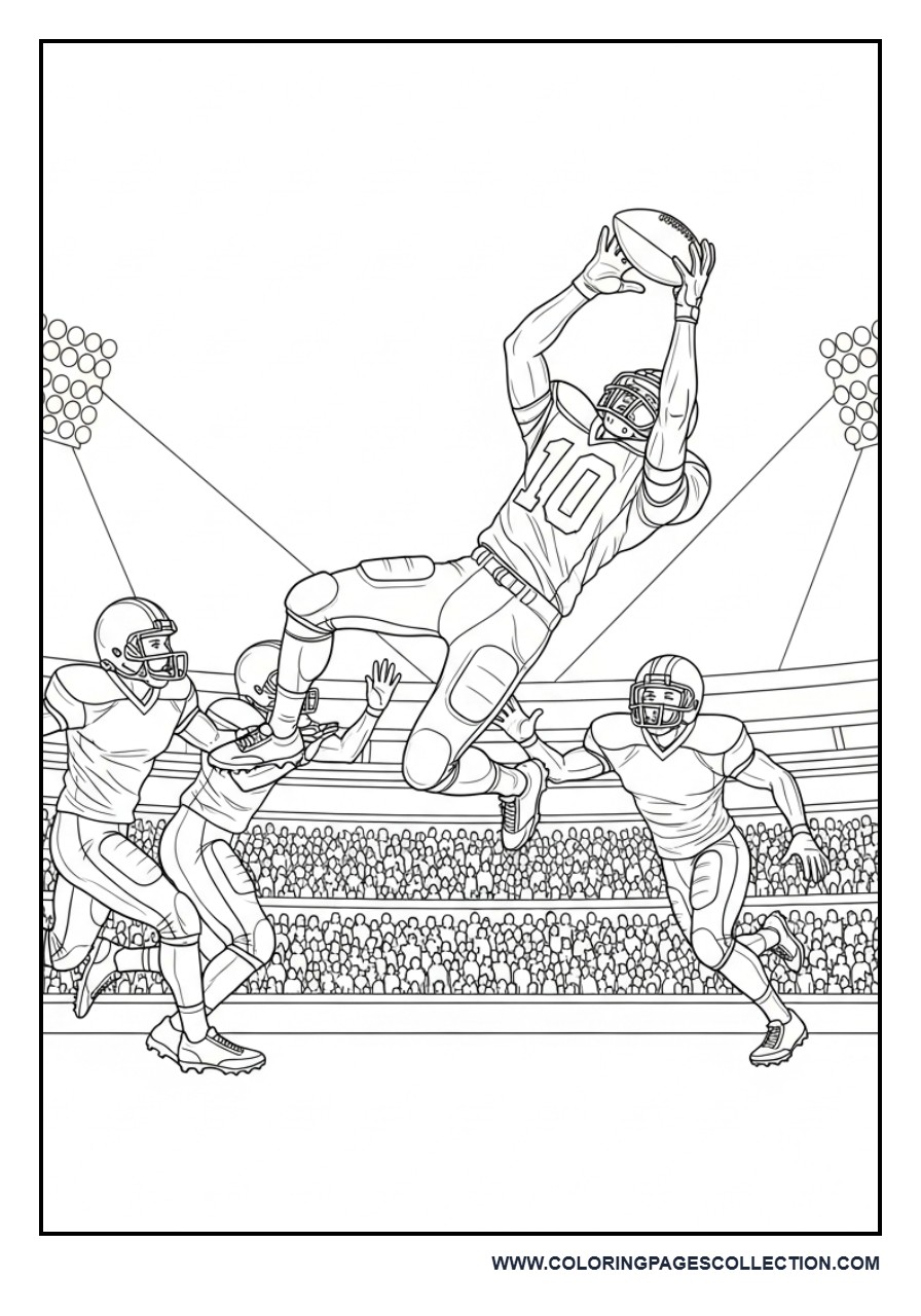 Advanced Football Action Scene