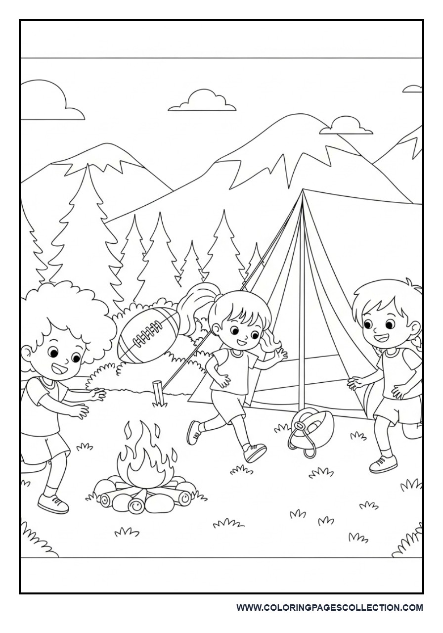 Football Camping Adventure