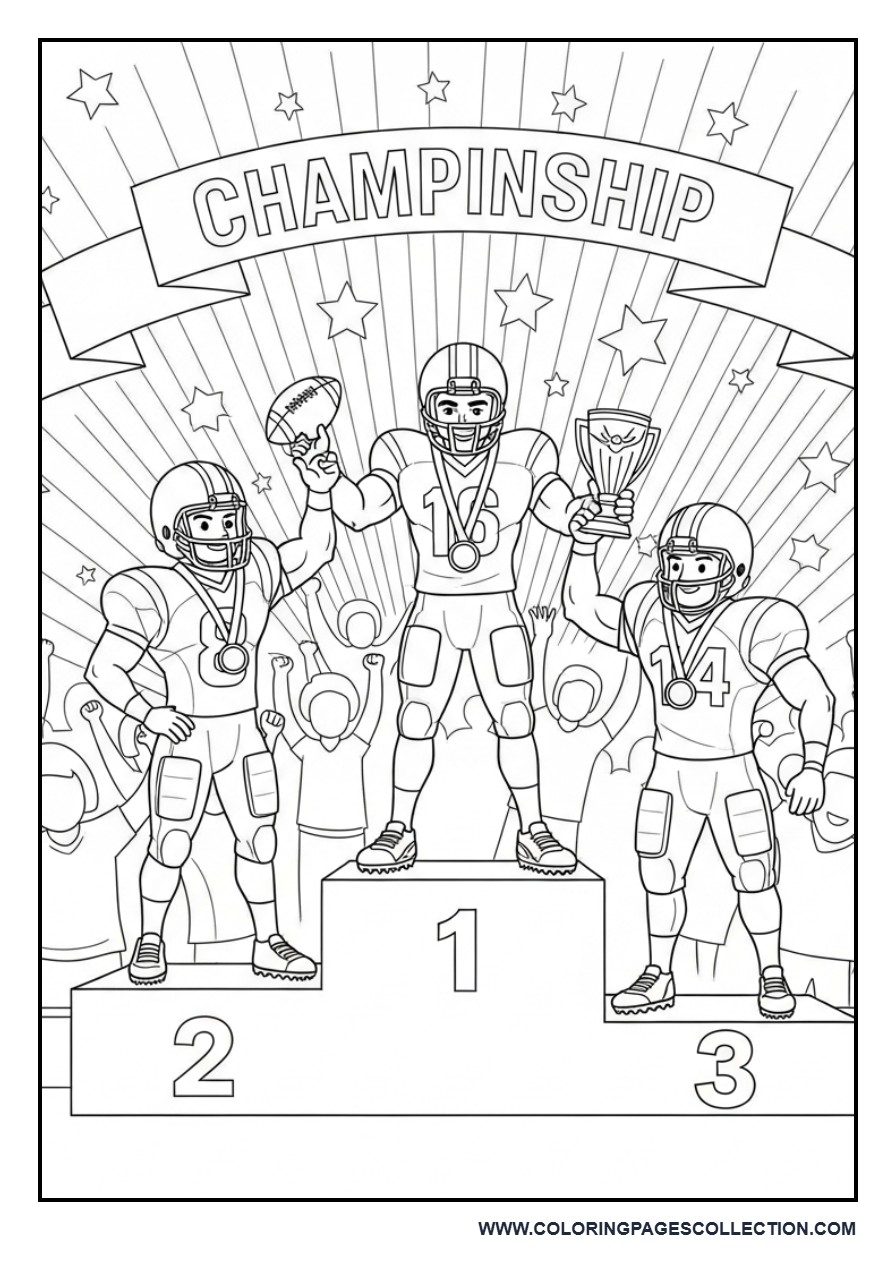 Football Champion Medal Ceremony