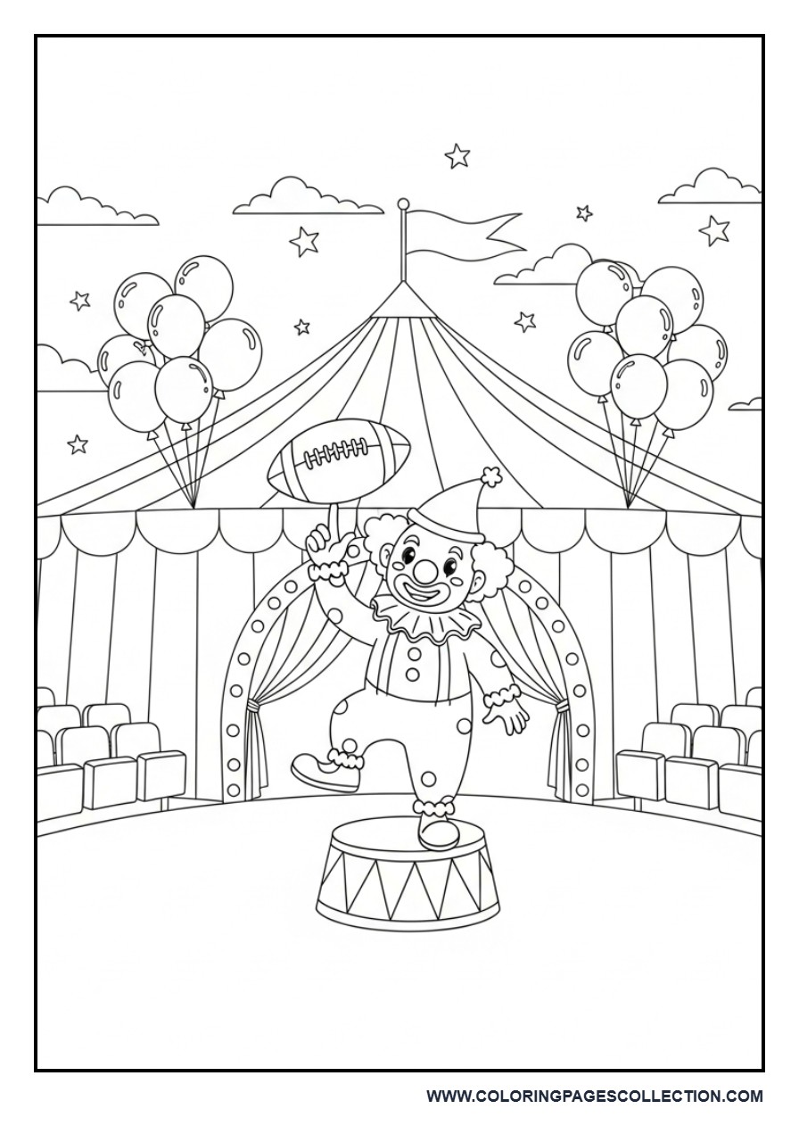 Football Circus Performance