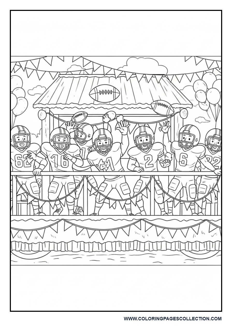 Football Parade Celebration