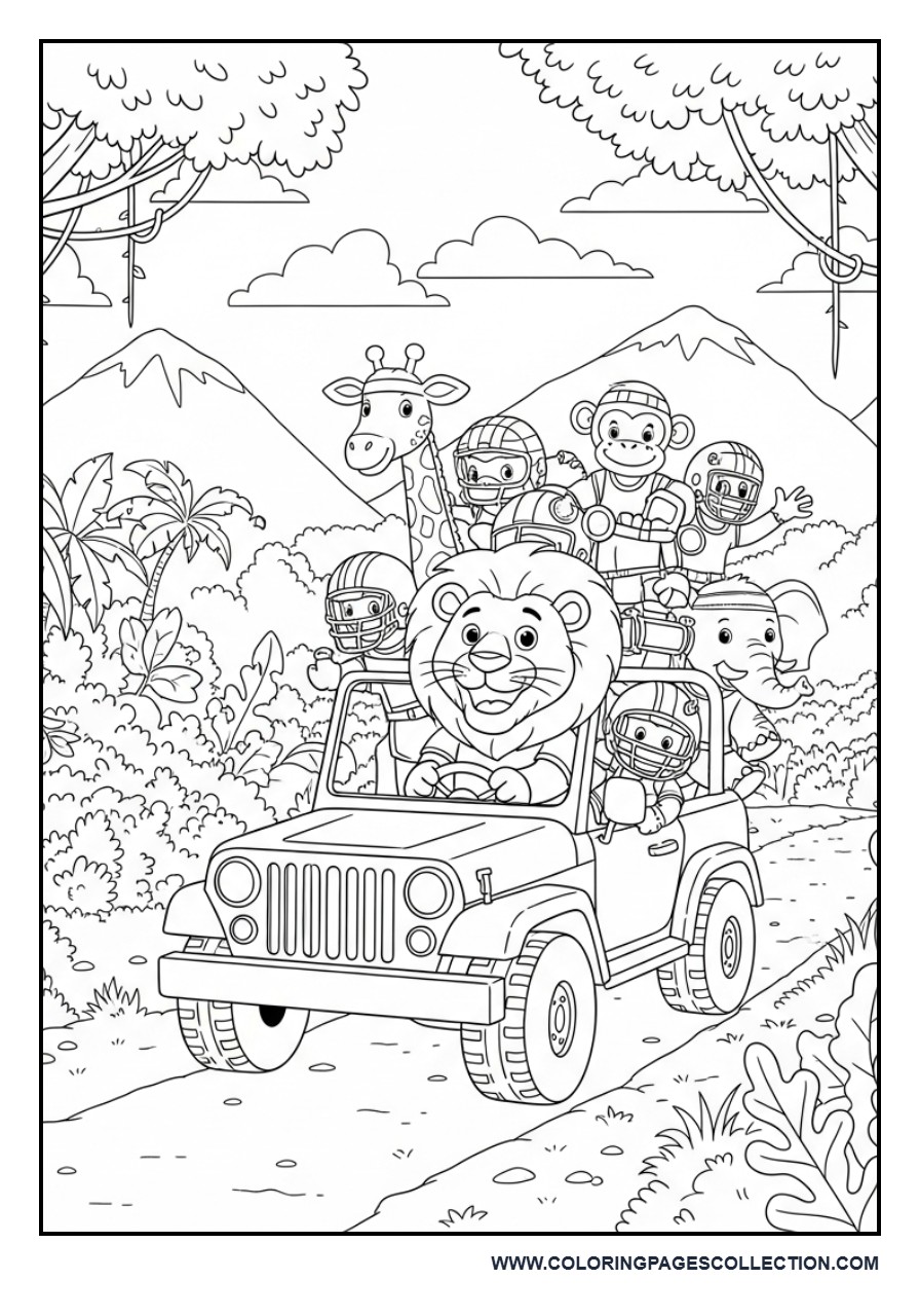 Football Safari Jeep Adventure