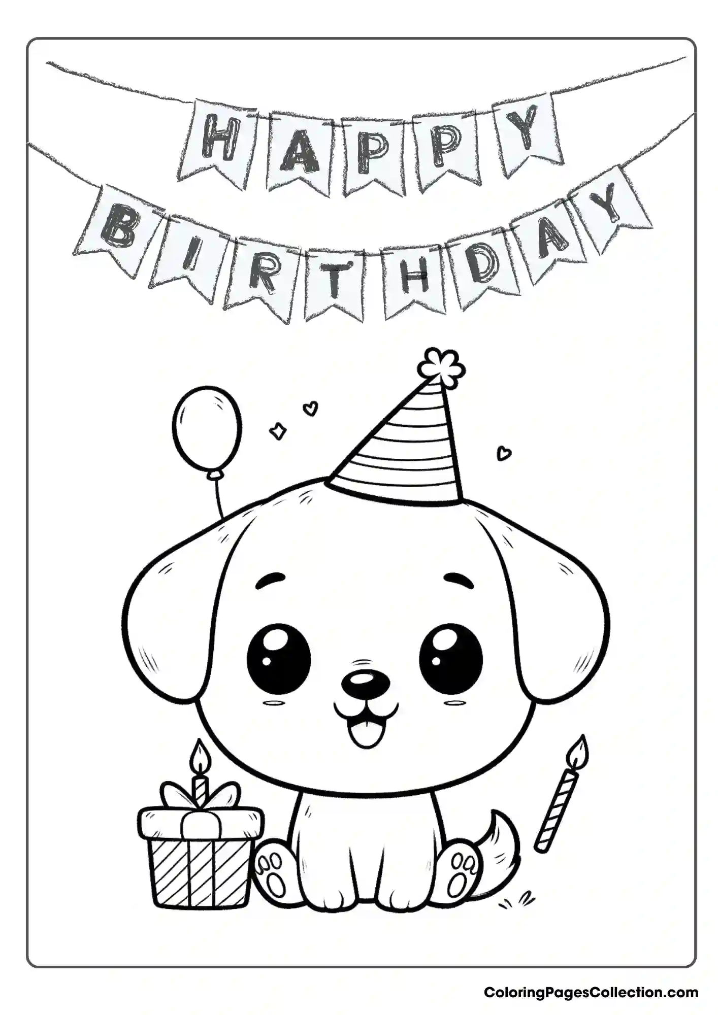 happy birthday coloring pages
