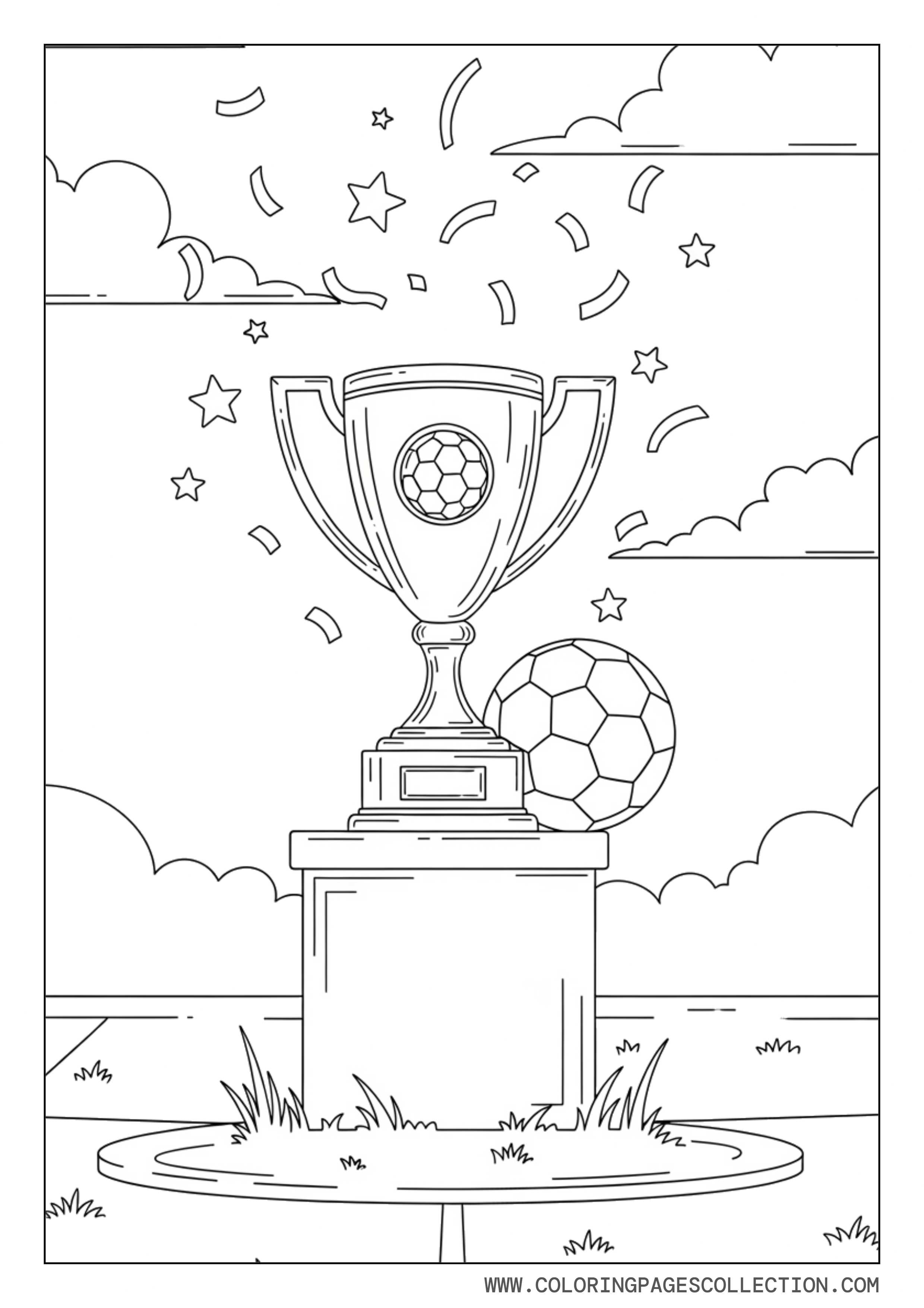 Soccer Cup Championship Scene