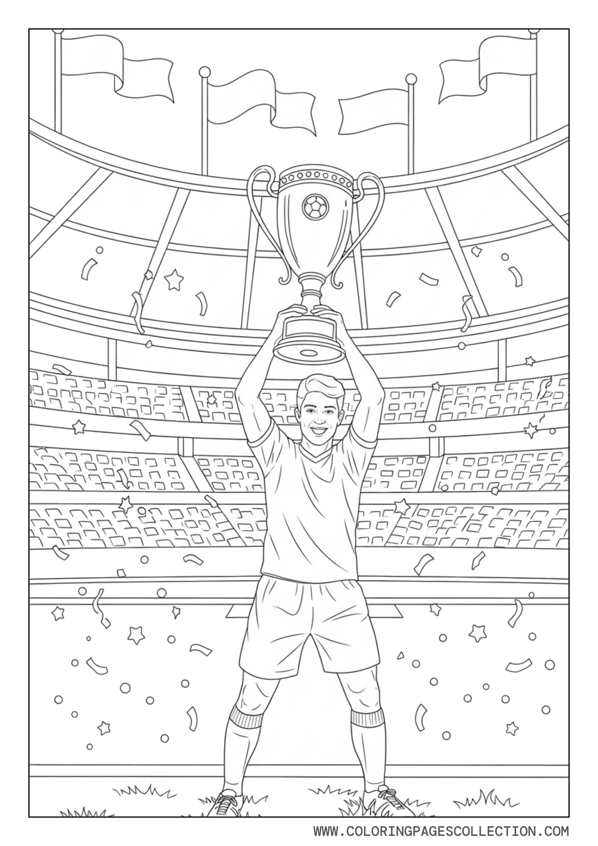 Soccer Stadium Celebration